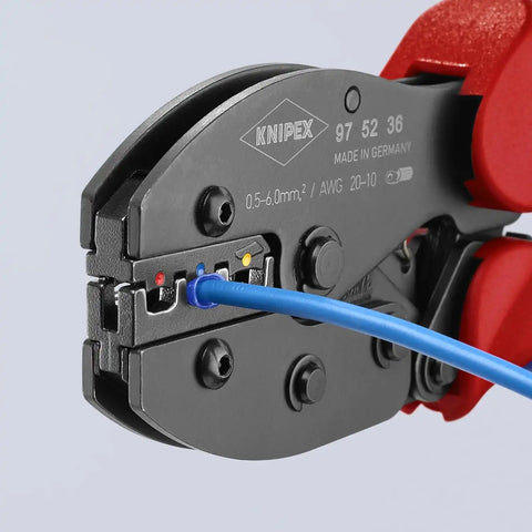KNIPEX 97 52 36 3-Position Contact Crimping Pliers