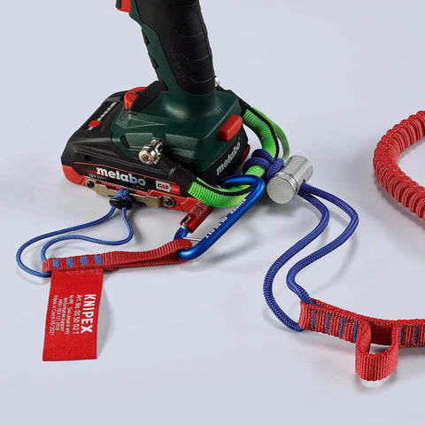 KNIPEX Tools 00 50 12 T BKA Tool Tethering Lanyard with Captive Eye Carabiner up to 13 lbs.