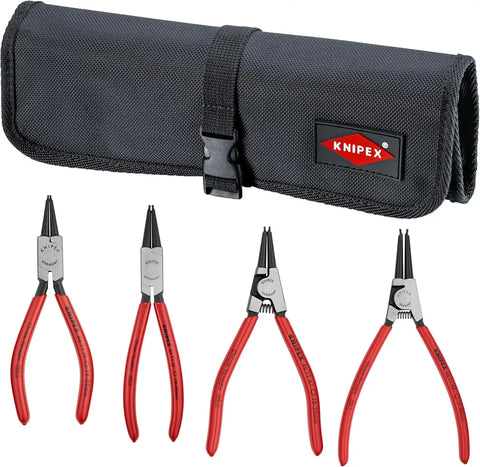 Knipex 9K 00 19 51 US Circlip Snap-Ring Pliers Set in Pouch (4 Piece)