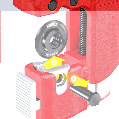 KNIPEX Tools 90 31 01 SBA TubiX® S Pipe Cutter, 3"