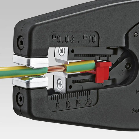 KNIPEX Tools 12 42 195 MultiStrip 10 Insulation Stripper, 8-32 AWG