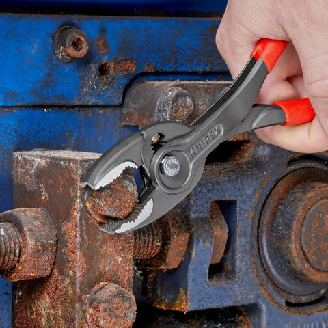 KNIPEX Tools 00 20 06 US4 3 Pc TwinGrip Pliers Set, Plastic Dipped (6", 8", 10") | bike-hand-tools