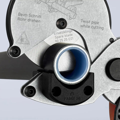 KNIPEX Tools 90 25 25 Composite Pipe Cutter, 8-1/4"