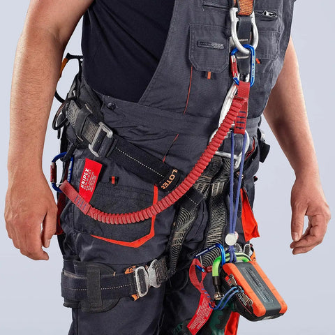 KNIPEX Tools 00 50 12 T BKA Tool Tethering Lanyard with Captive Eye Carabiner up to 13 lbs.
